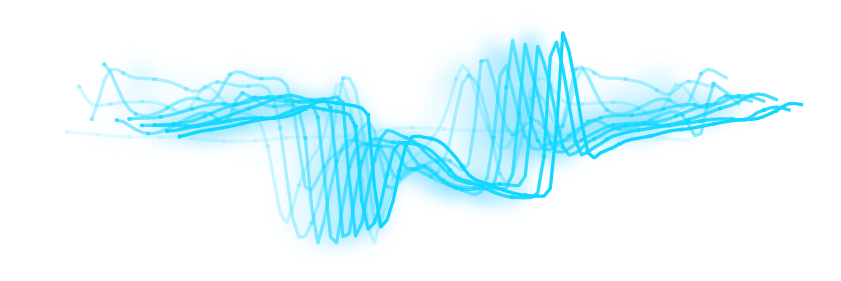 waveforms generating from neural networks as they learn to emulate a guitar amplifier